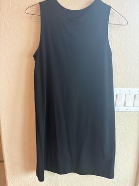 a new day Black Sleeveless Shift Dress